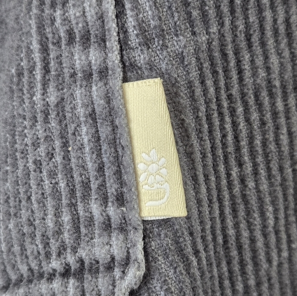 Urban Outfitters Men’s Gray Corduroy Pull-On Pants Embedded Dice size Large - Picture 8 of 16